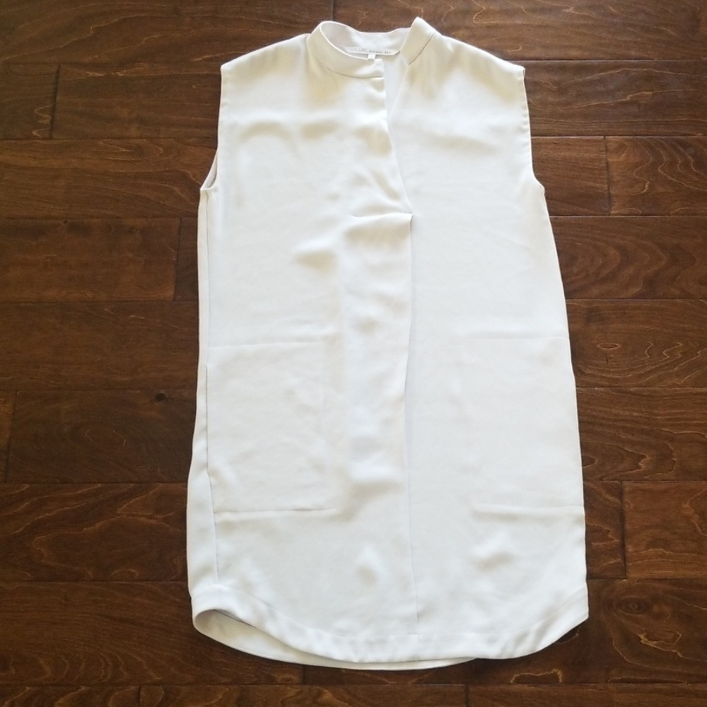 RACHEL Rachel Roy Ivory Sleeveless Dress